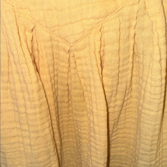 Roper Light Yellow Sleeveless Cotton Gauze Tank Dress- Women - Picture 3 of 6